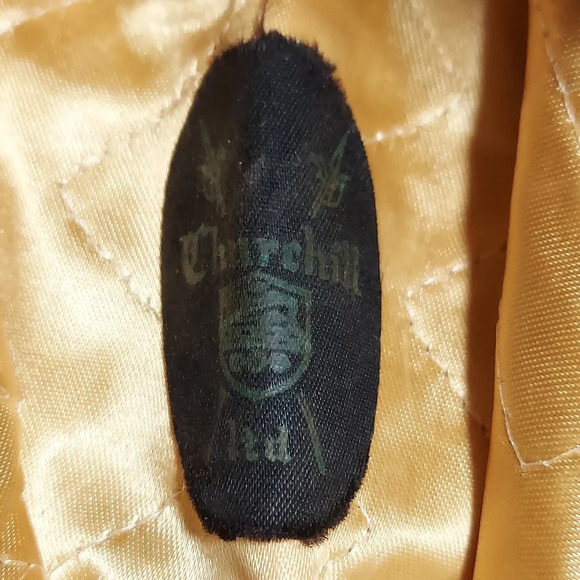 Churchill Ltd Vintage Brown Corduroy Fur Envoy Cap with convertible ear flaps - Picture 13 of 15